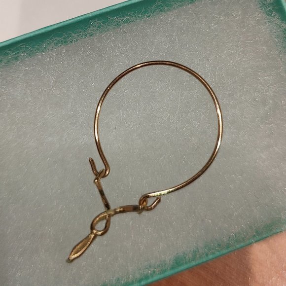 14k solid gold charm holder - Picture 1 of 2